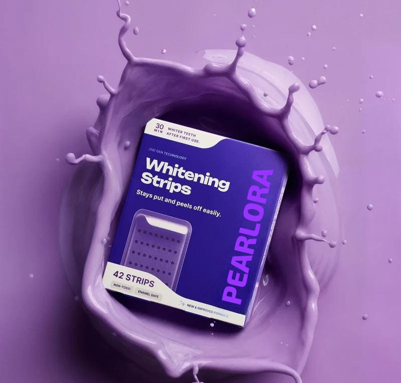 Pearlora™ Whitening Strips — Whiter Teeth After One Use