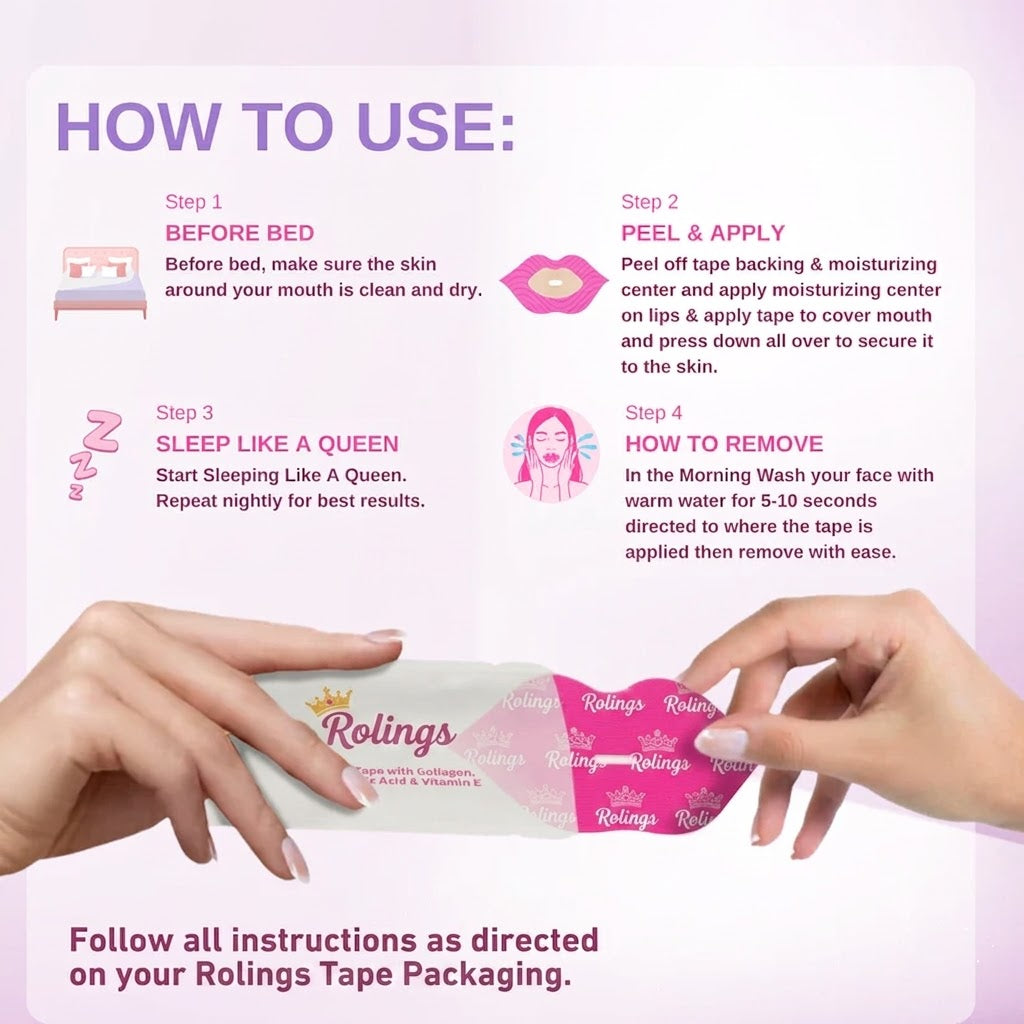 Rolings Hydrating Collagen Mouth Tape