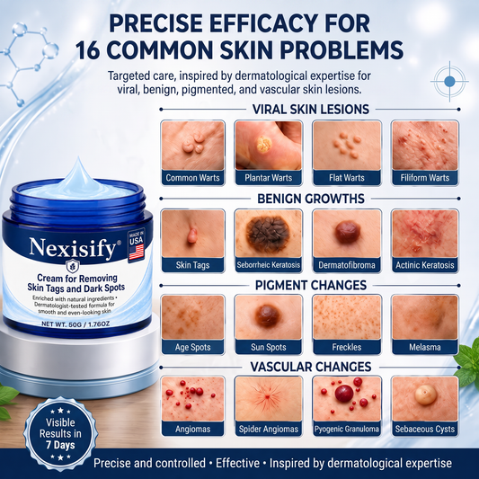 Nexisify® Advanced Correcting Cream for Skin Tags, Moles & Spots – 7‑Day Painless & Scar‑Free – Advanced Care for Skin Imperfections