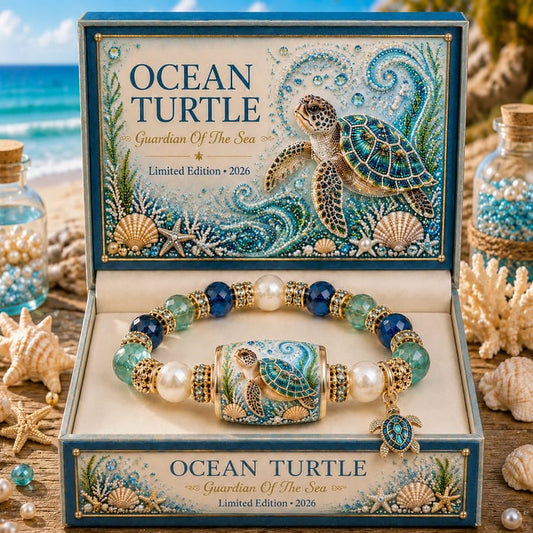 🌊 Limited Edition Ocean Guardian Bracelet Set | Coastal Gift Jewelry
