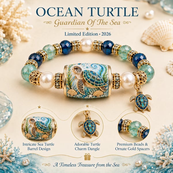 🌊 Limited Edition Ocean Guardian Bracelet Set | Coastal Gift Jewelry