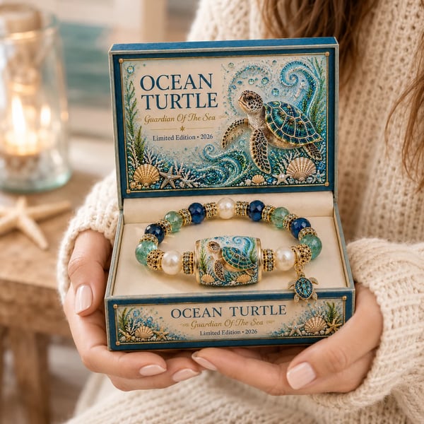 🌊 Limited Edition Ocean Guardian Bracelet Set | Coastal Gift Jewelry