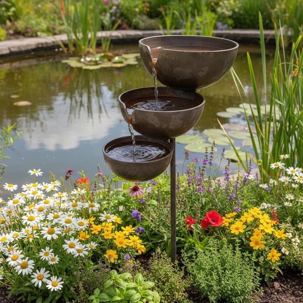 Last Day 50% OFF🐦Rain Catcher Bird Bath –  Bring Life Back To Your Garden🌿