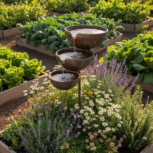 Last Day 50% OFF🐦Rain Catcher Bird Bath –  Bring Life Back To Your Garden🌿
