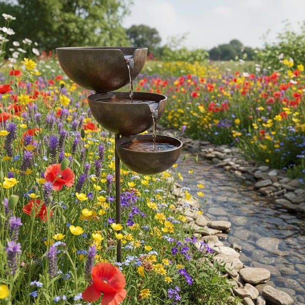 Last Day 50% OFF🐦Rain Catcher Bird Bath –  Bring Life Back To Your Garden🌿