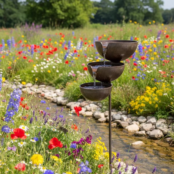 Last Day 50% OFF🐦Rain Catcher Bird Bath –  Bring Life Back To Your Garden🌿