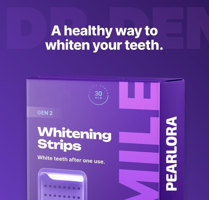 Pearlora™ Whitening Strips — Whiter Teeth After One Use