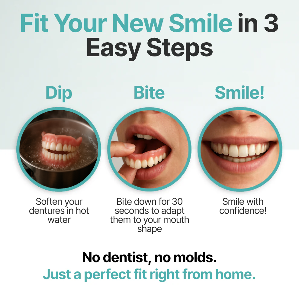 🌎Ends Today: 70% OFF! ⏰specialcoderes™ Medical Full Denture with Strong Suctiond🦷Obtain Dental Association Certification